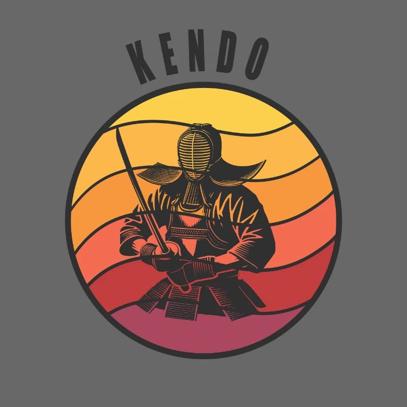 Retro Kendo Samurai Style