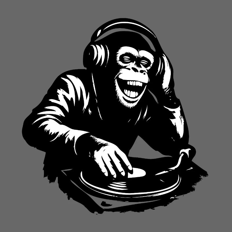 DJ The Monkey Dance Banksy Style