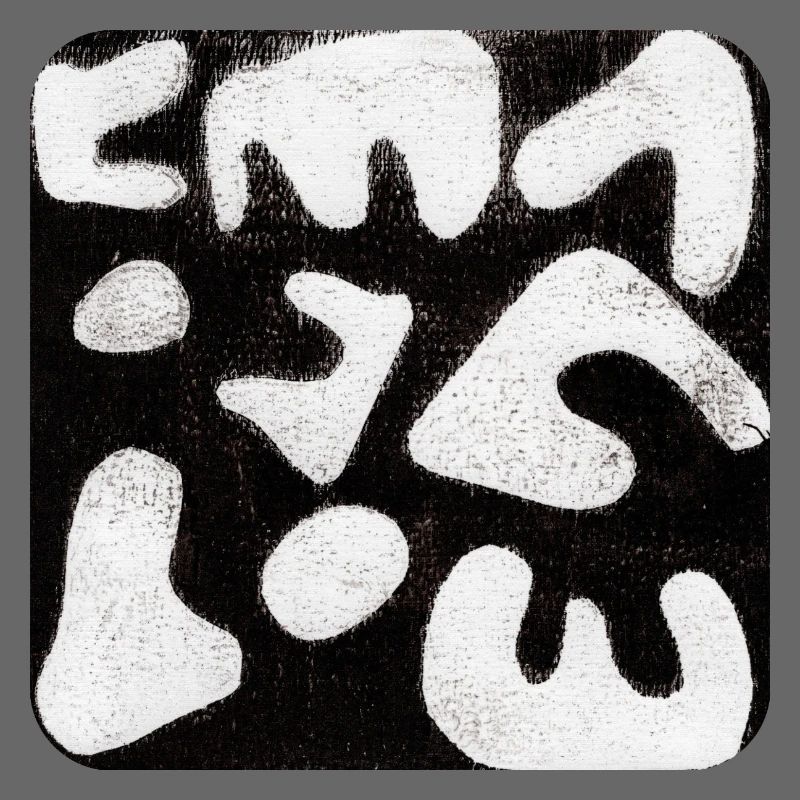 Abstrait Monoprint Impression d’art Tribal