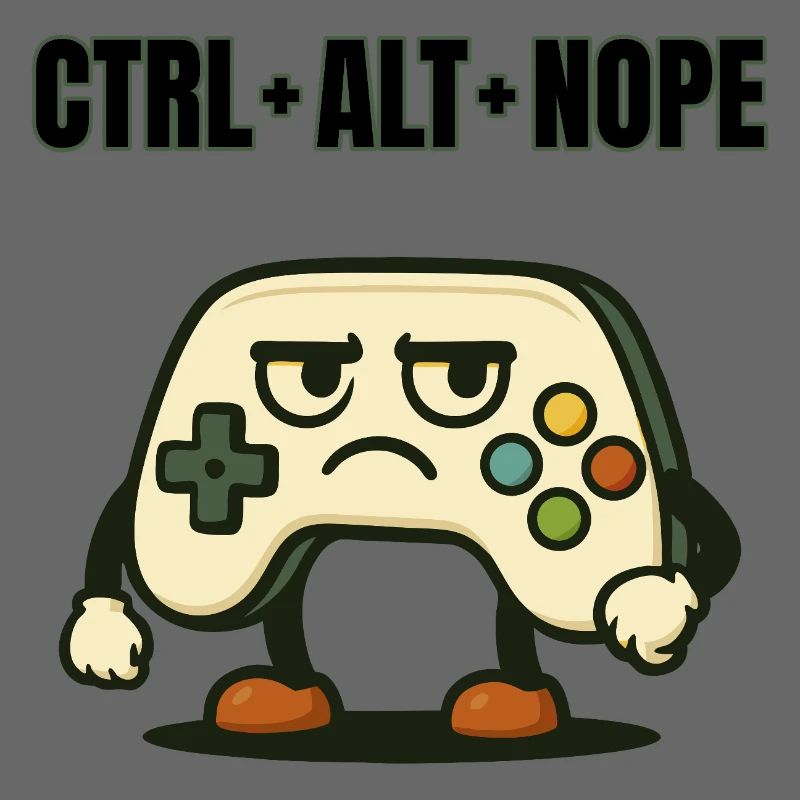 CTRL ALT NOPE Controller Meme