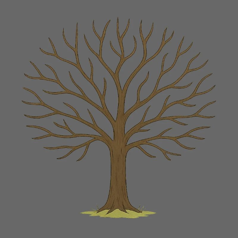 Winter Tree Silhouette