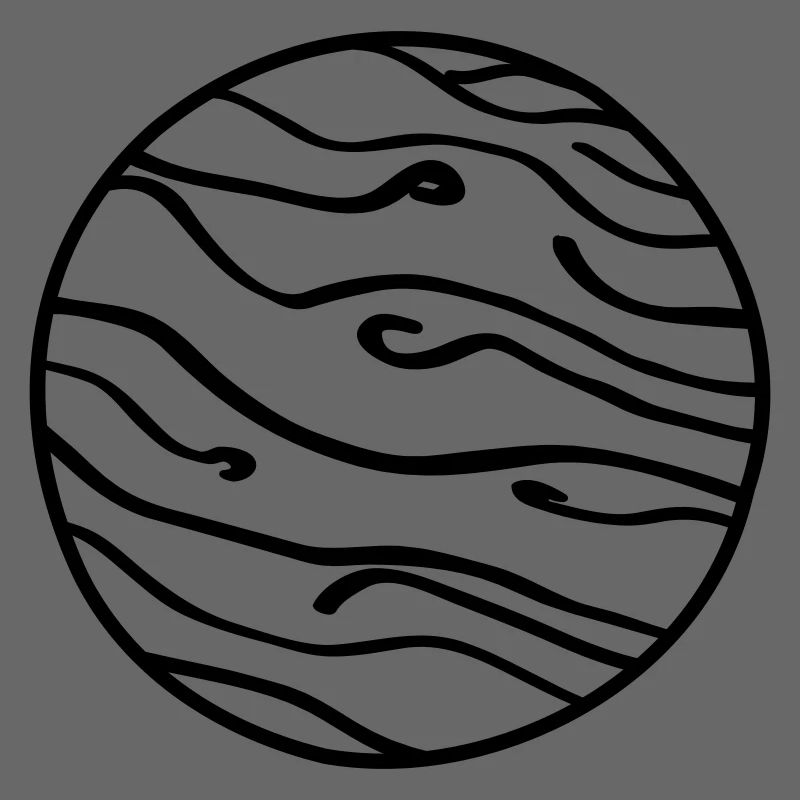 Planète Doodle de l’espace