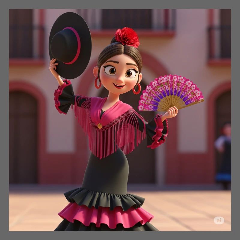Flamenco mit Kunst