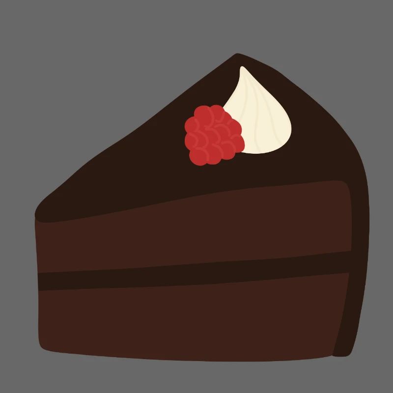 Decadent Raspberry Chocolate Cake Design