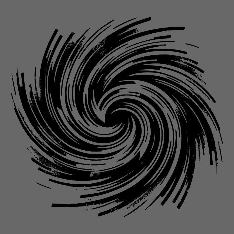 Hypnotic Vortex Black Hole Rotation