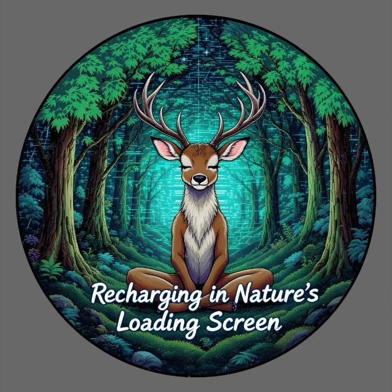 Mystic Forest Deer with Loading Screen