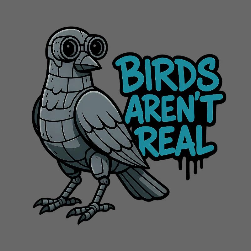 Birds Aren’t Real Roboter Vogel
