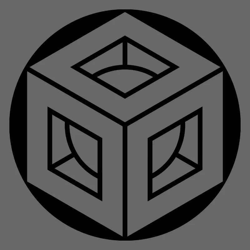 Design du crop circle cube de Metatron