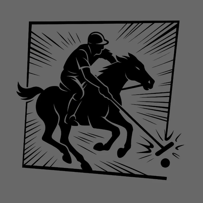 Einhorn-Jäger mit Schläger