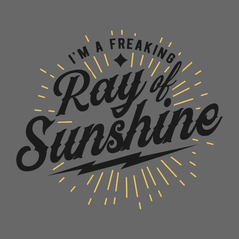 Conception de rayon de soleil effrayant
