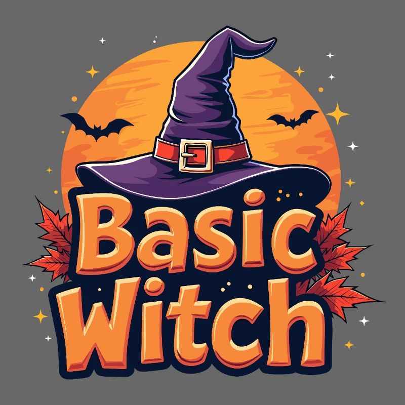 Basic Witch Halloween-Spruch