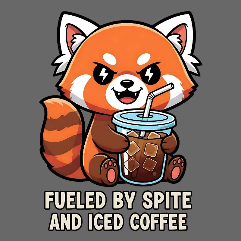 Freches Waschbär-Kaffee-Meme-Design