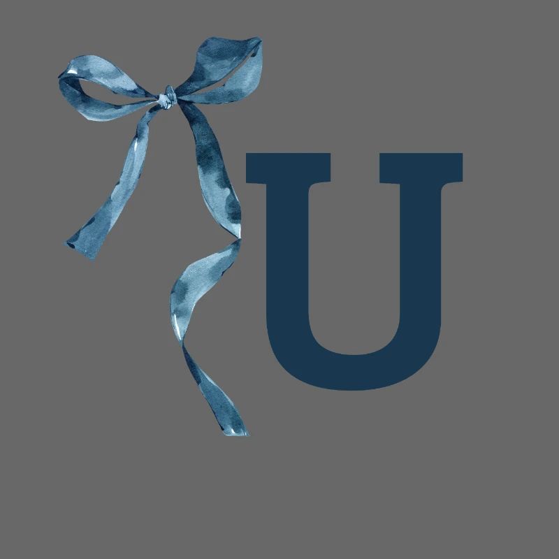 Monogram U Geschenkidee