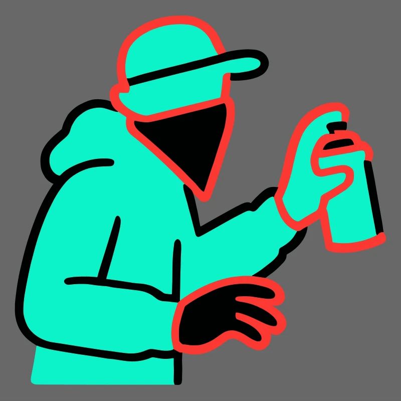 Neon Graffiti Sprayer