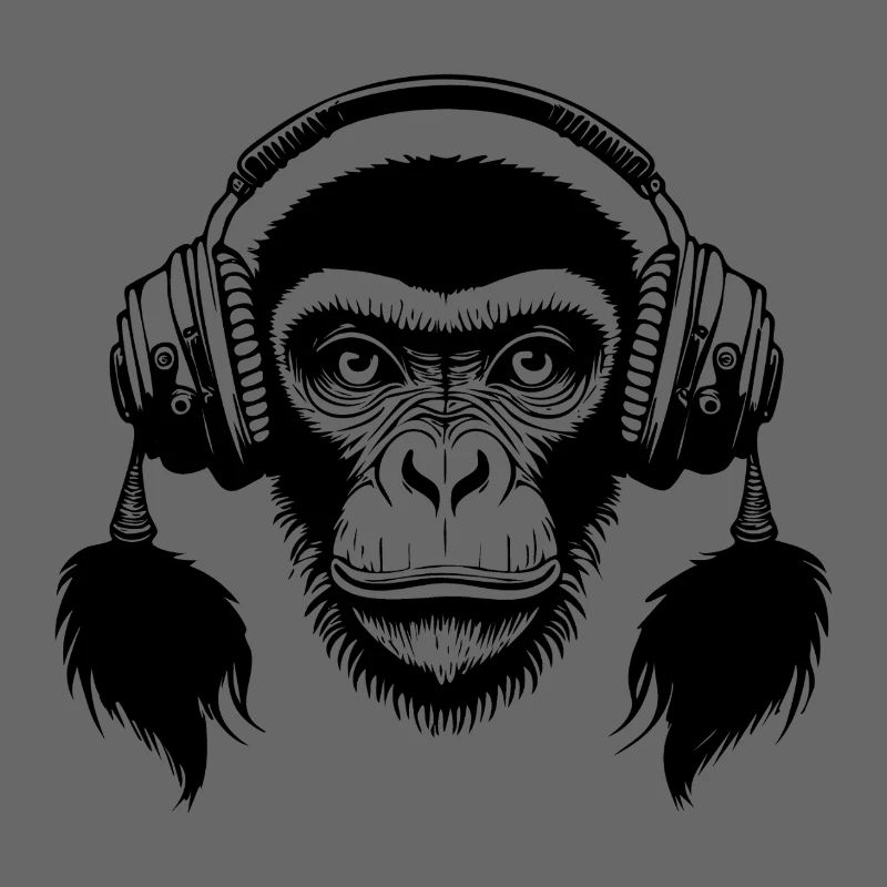 Analog Monkey Head Tape Loop Edition Shirt