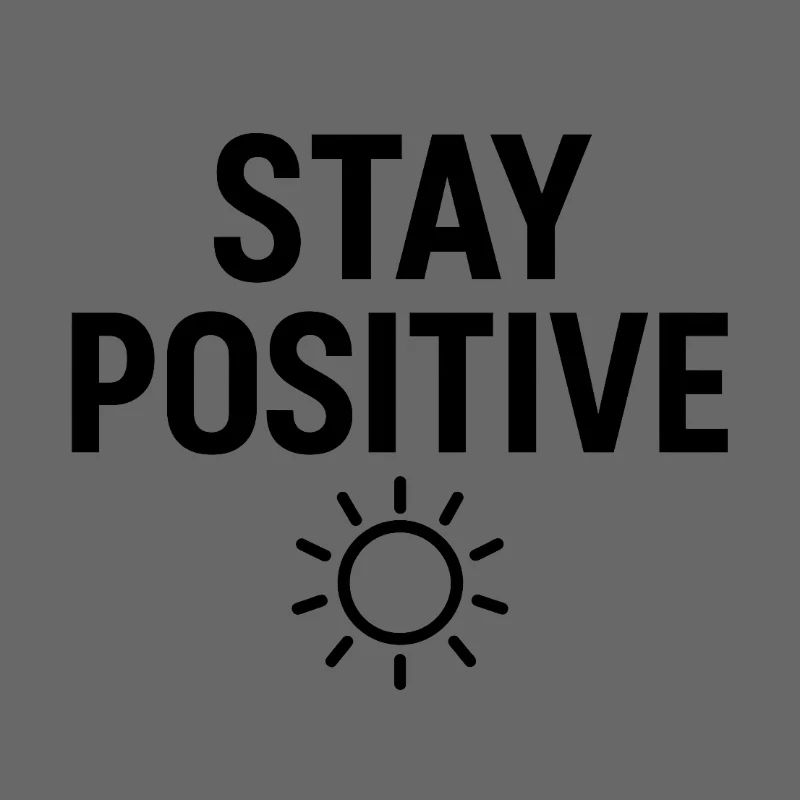 Restez positif Rayon de soleil