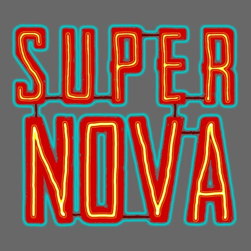 Lettrage néon Super Nova