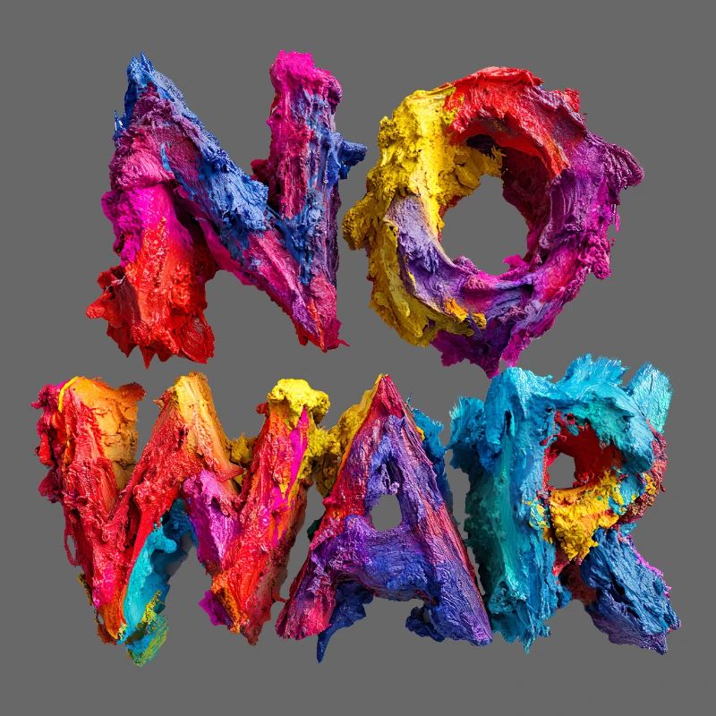 No War Farbexplosion