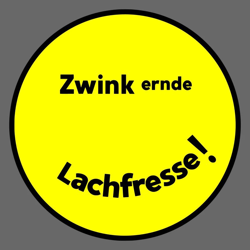 Zwinkernde Lachfresse