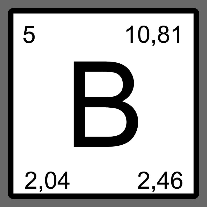 B Élément Numéro Art Bor