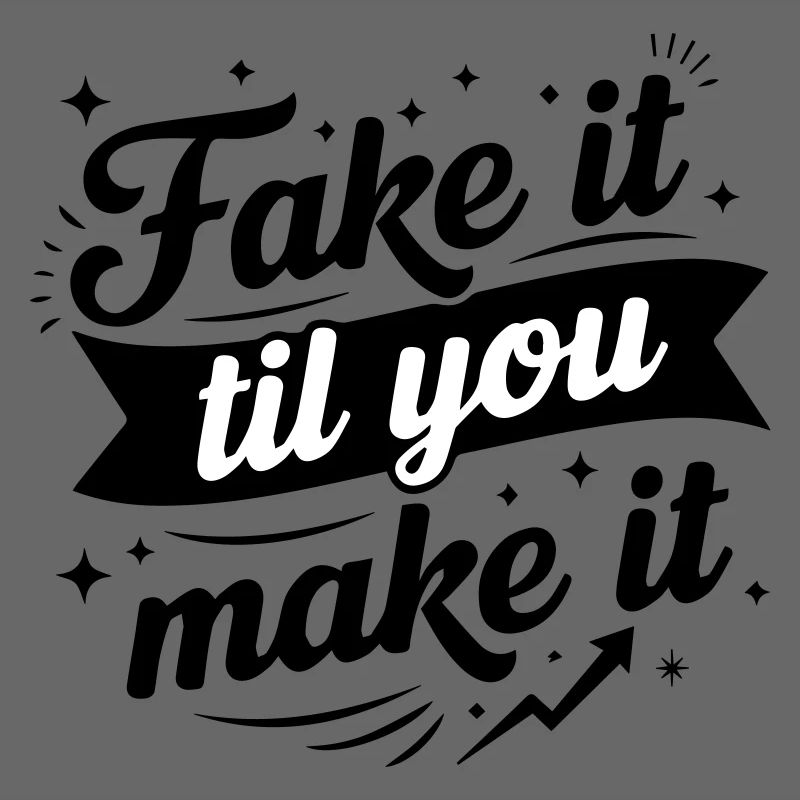Fake It Til You Make It - Success Confidence Minds