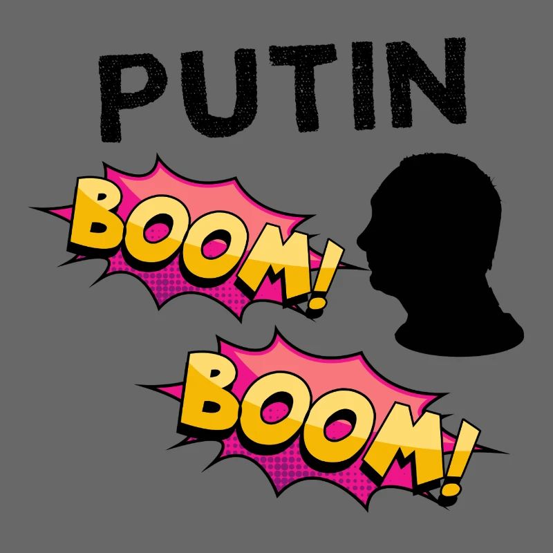 Putin BOOM COMIC-Buch Explosion der Farben