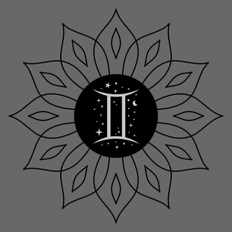 Zwillinge Kosmisch Elegant