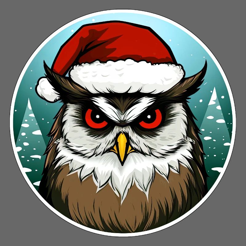 Weihnachten Eulen