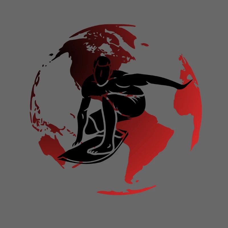Red Globe Surfer