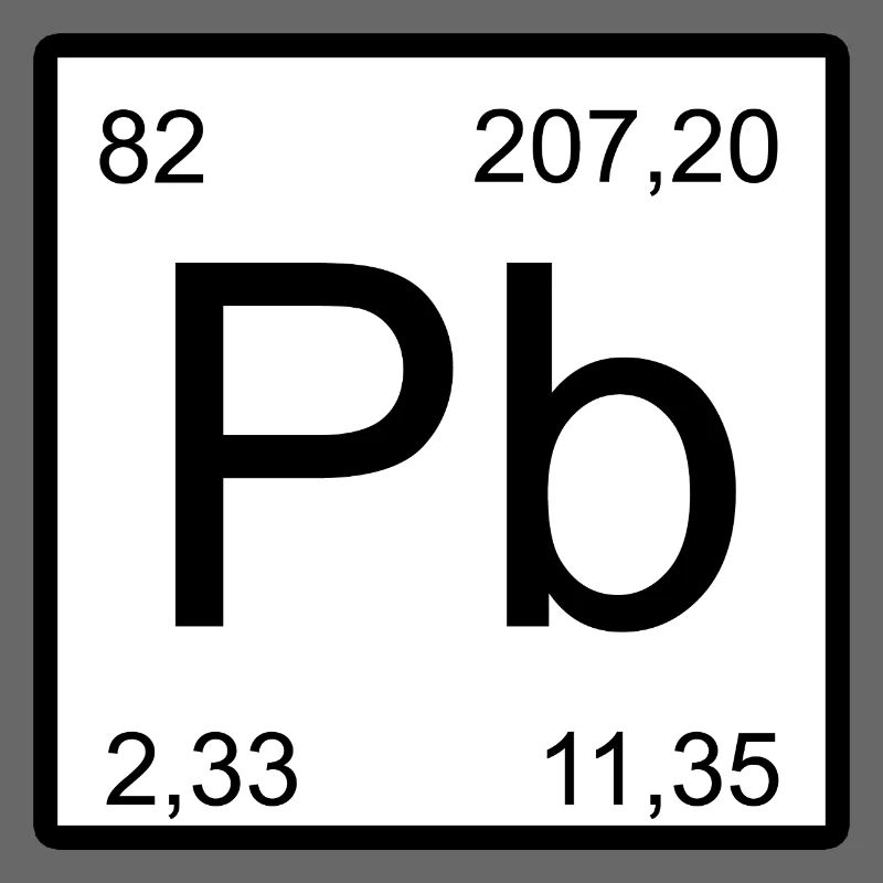 Symbole Pb Signe de Période
