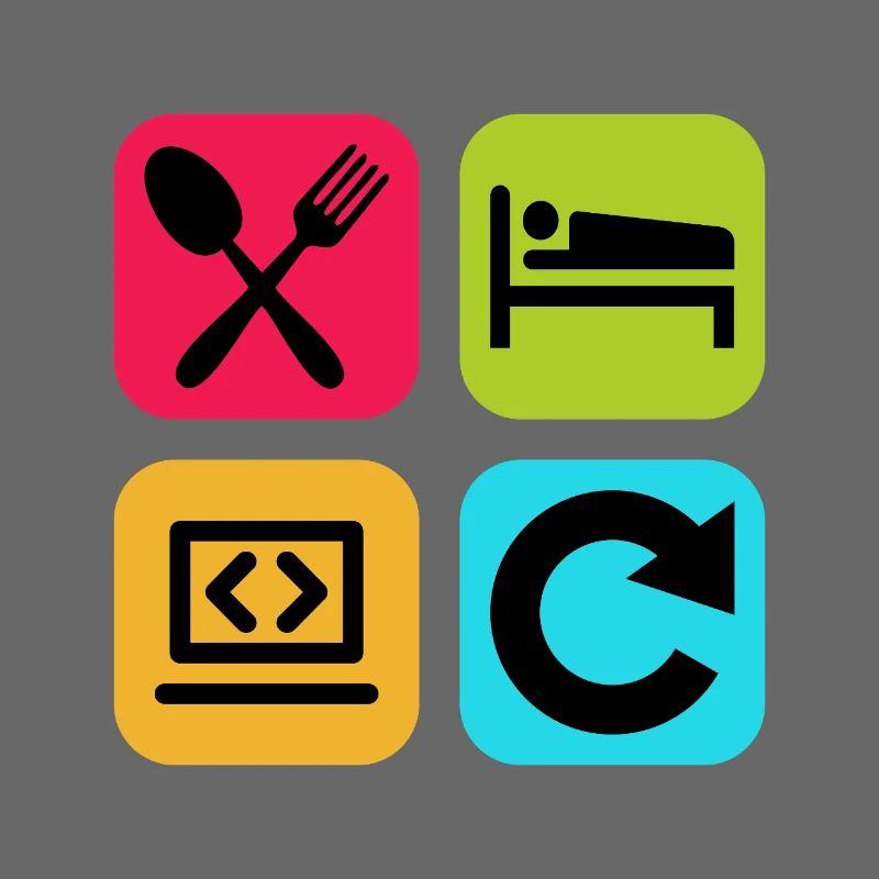 Code de citation drôle répété par le programme Eat Sleep