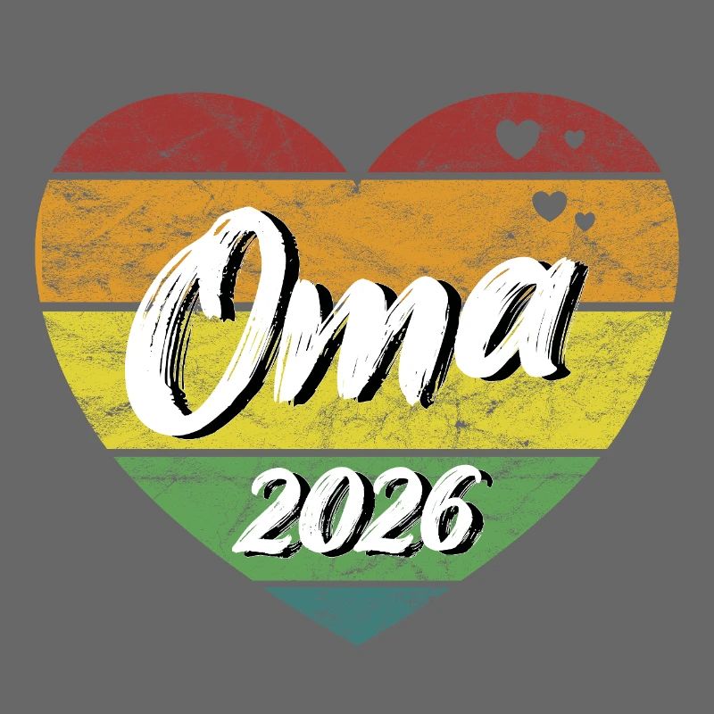 Oma 2026 Großmutter werdende Oma retro vintage