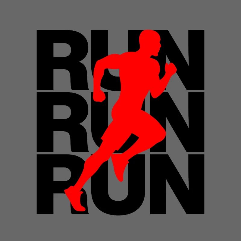JOGGING MAN, PUISSANCE DE COURSE ! PASSION POUR LA COURSE, LA COURSE