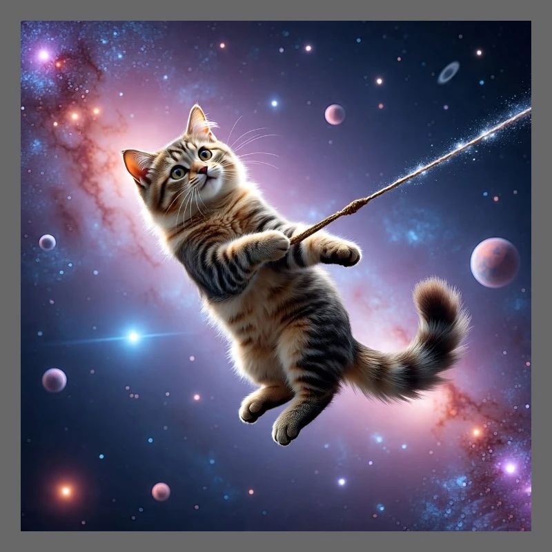 Chat dans l’espace