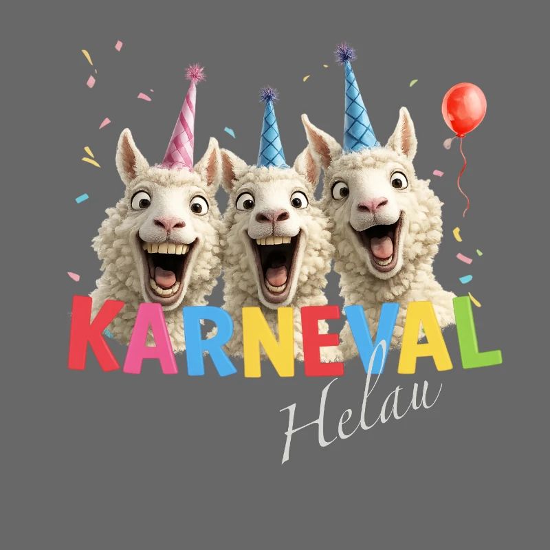 Moutons de carnaval Helau
