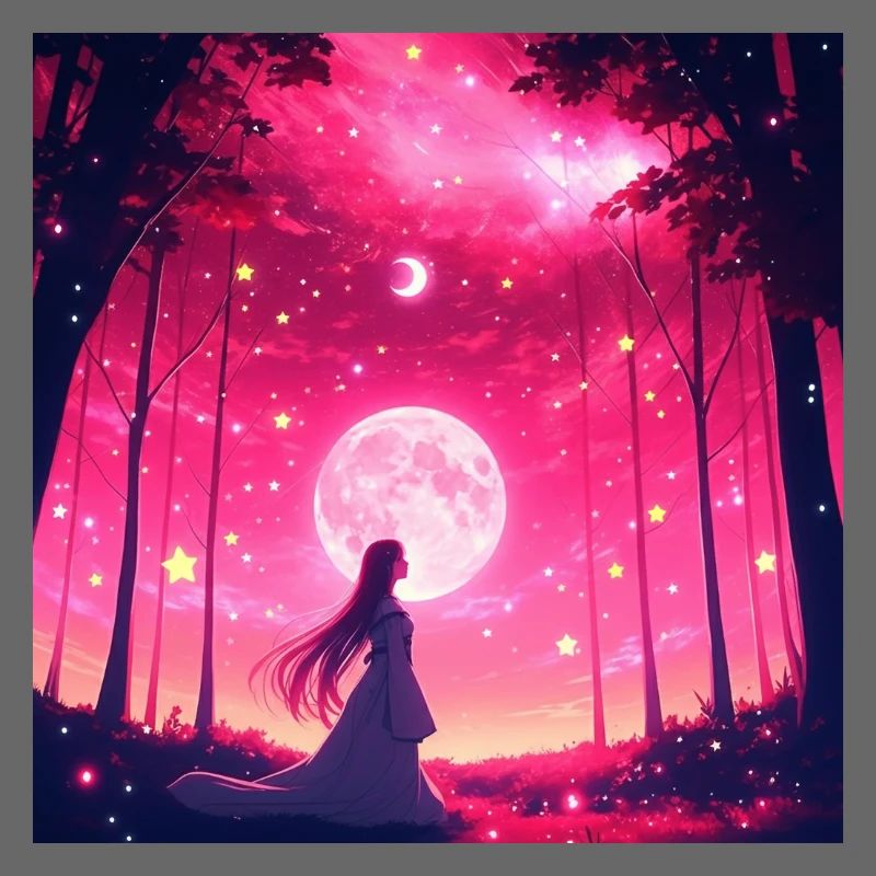 Moonlit Dream Forest