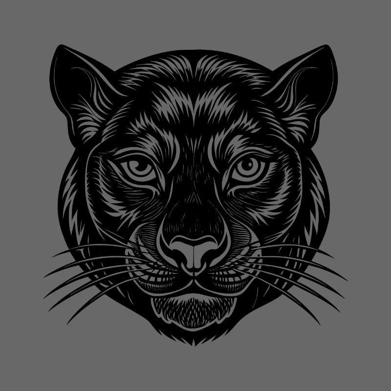 Visage de panthère