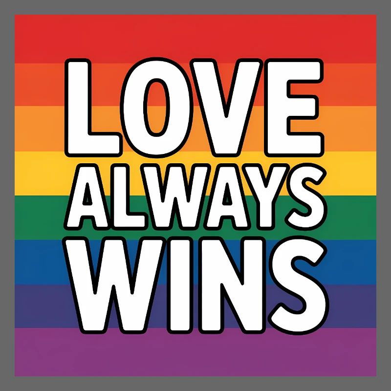 Liebe gewinnt immer – Pride Tee