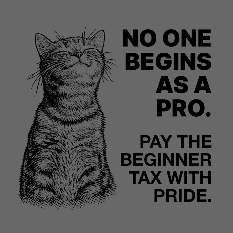 Beginner Mindset – Learning Cat Halftone