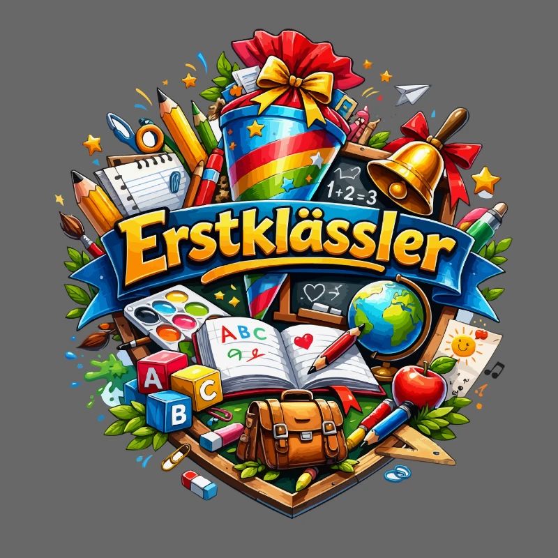 First Grade Learning World Logo
