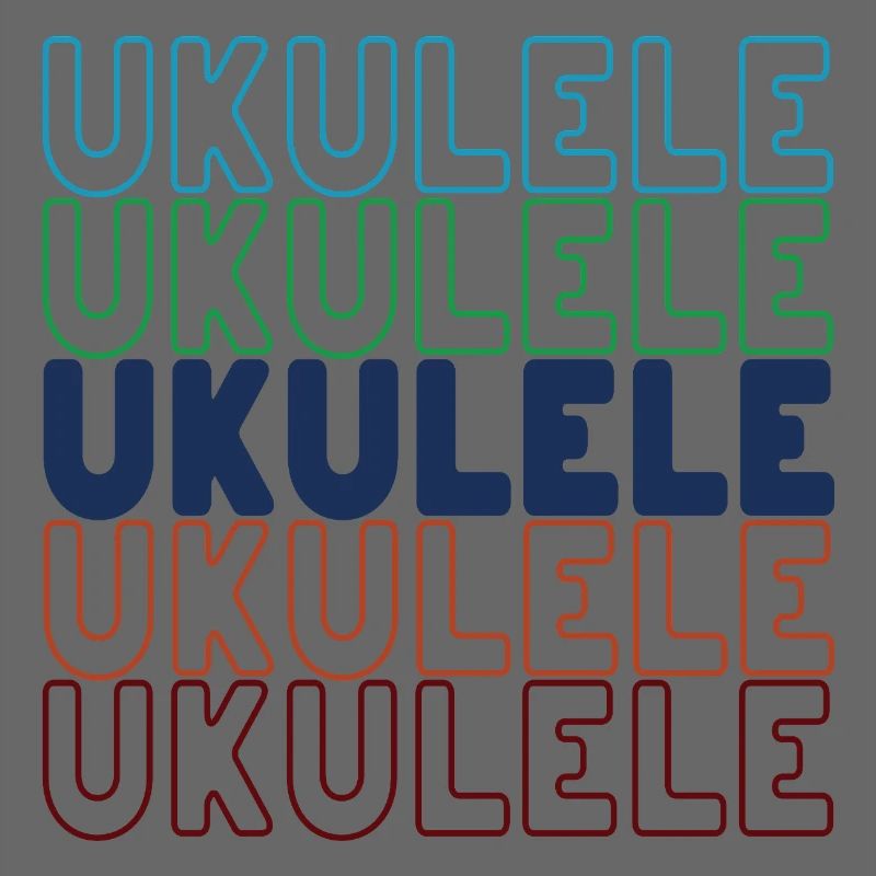 Typographie du ukulélé