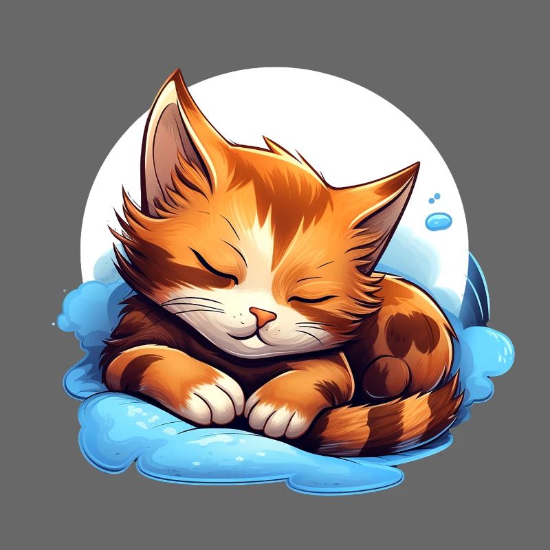 Cat Cuddle Dream on Cloud - Cat