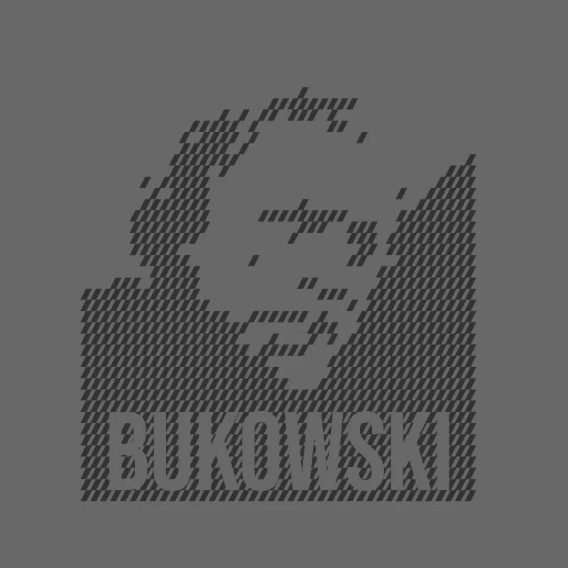 Charles Bukowski Portrait design