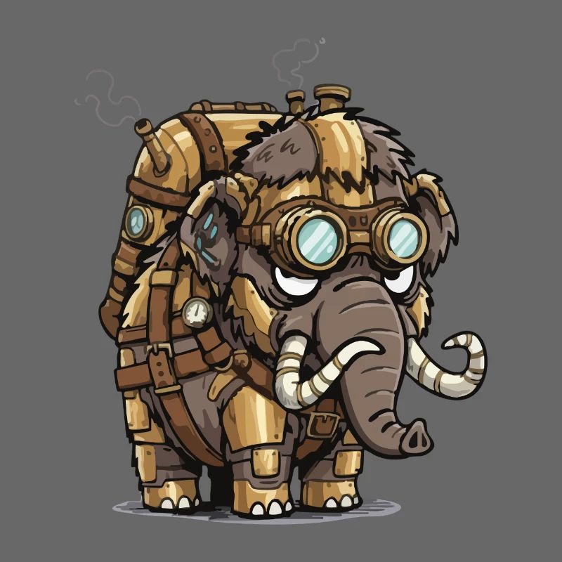Mammoth Steampunk gepanzerter Dampfkessel