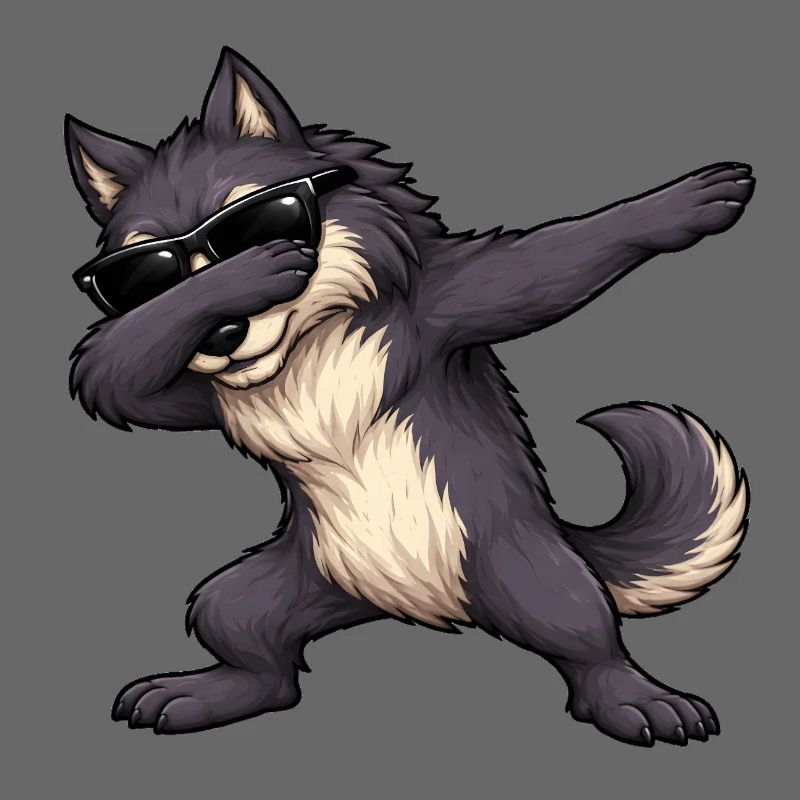 Dabbing Werewolf