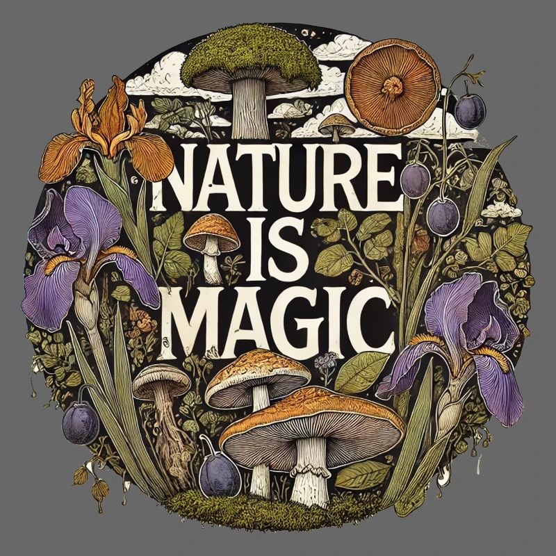 Nature Is Magic: Mushrooms & Flora Circle