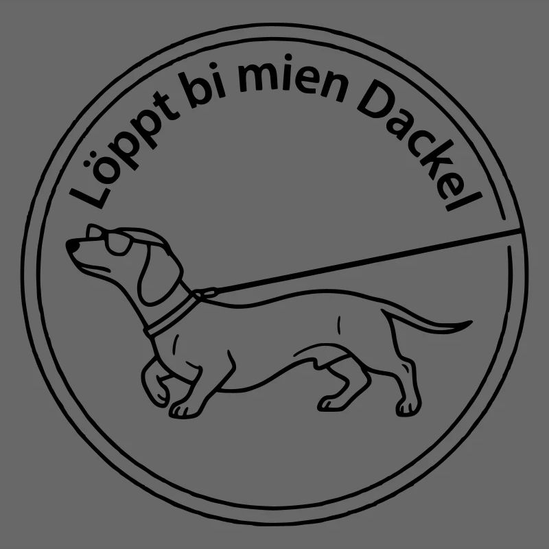 löppt bi mien dackel