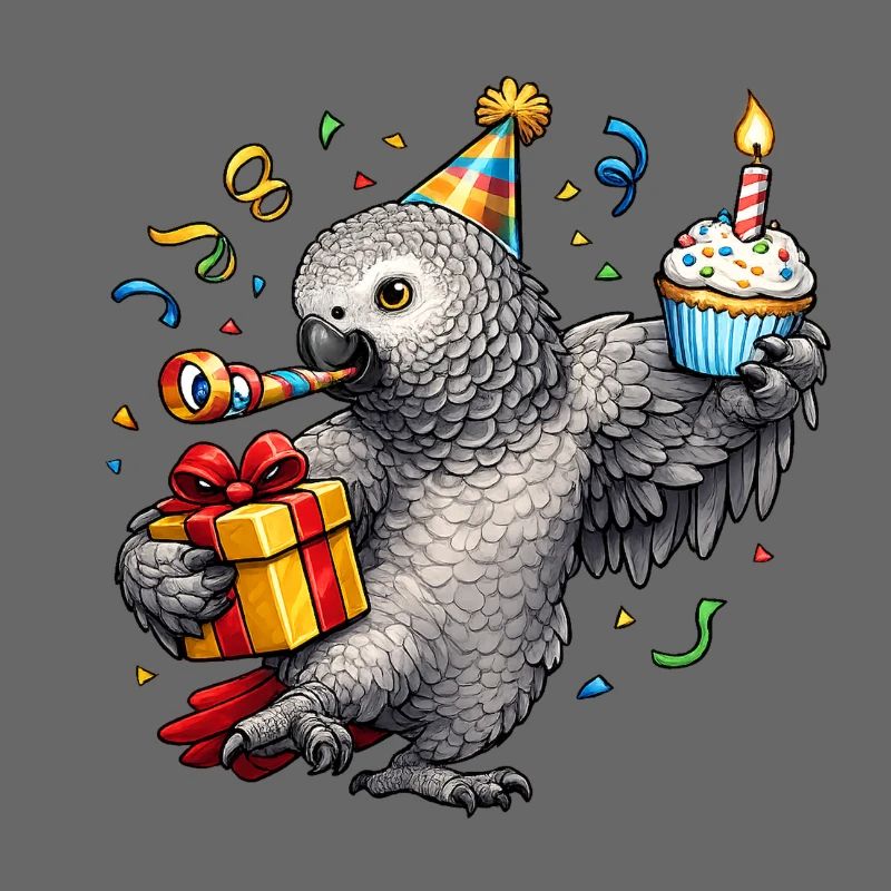 Graupapagei Geburtstag