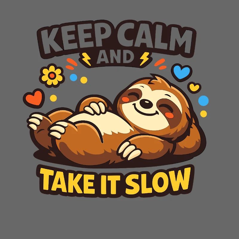 Faultier Ruhe Take It Slow