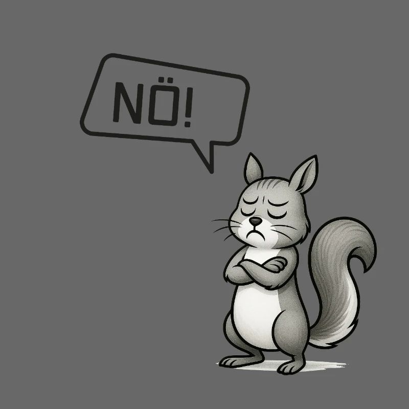 Nö! Eichhörnchen – Kleiner Sturkopf im Wald